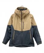 mont-bellモンベル）の古着「中綿ジャケット」｜ベージュ×ブラック