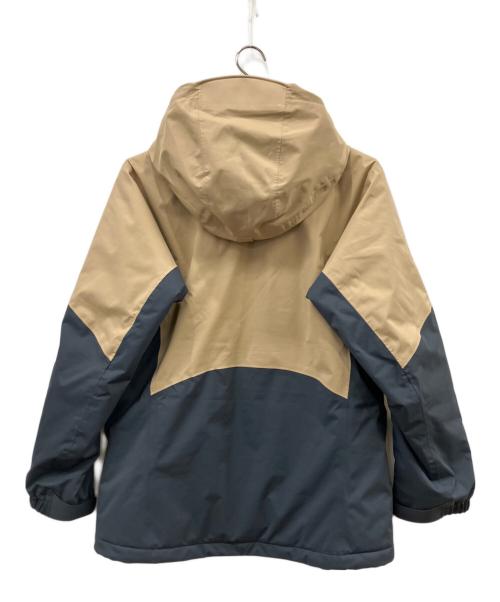 mont-bell（モンベル）mont-bell (モンベル) 中綿ジャケット ベージュ×ブラック サイズ:Mの古着・服飾アイテム