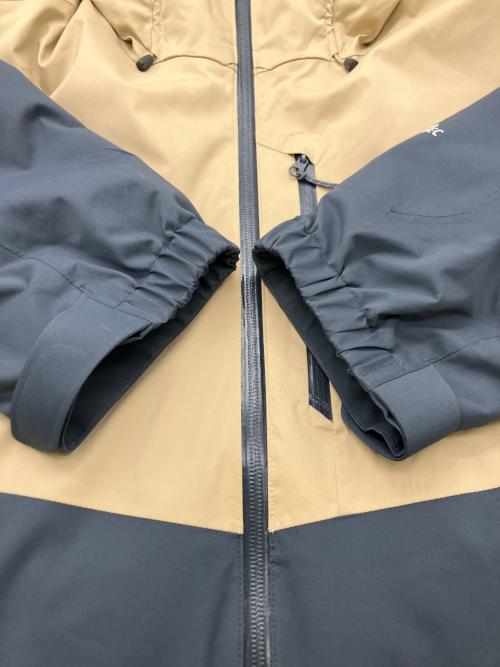 mont-bell（モンベル）mont-bell (モンベル) 中綿ジャケット ベージュ×ブラック サイズ:Mの古着・服飾アイテム