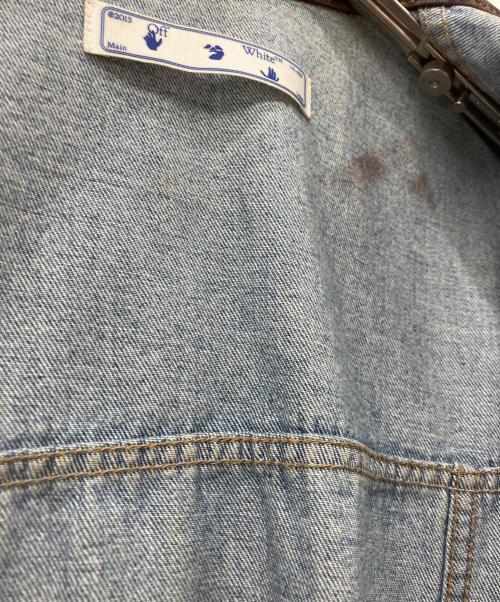 OFFWHITE（オフホワイト）OFFWHITE (オフホワイト) デニムジャケット ブラウン サイズ:XLの古着・服飾アイテム