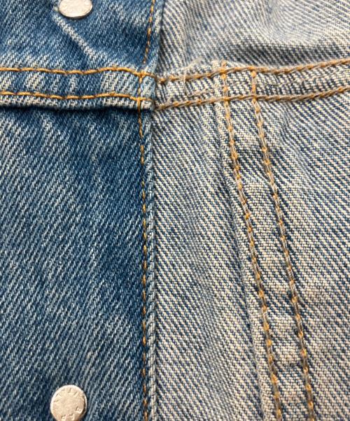 OFFWHITE（オフホワイト）OFFWHITE (オフホワイト) デニムジャケット ブラウン サイズ:XLの古着・服飾アイテム