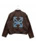 OFFWHITE (オフホワイト) デニムジャケット ブラウン サイズ:XL：22000円