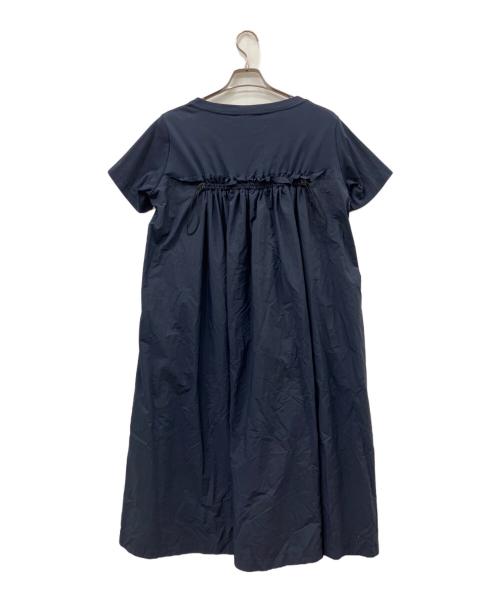 Leilian（レリアン）Leilian (レリアン) 半袖ワンピース ネイビー サイズ:9の古着・服飾アイテム