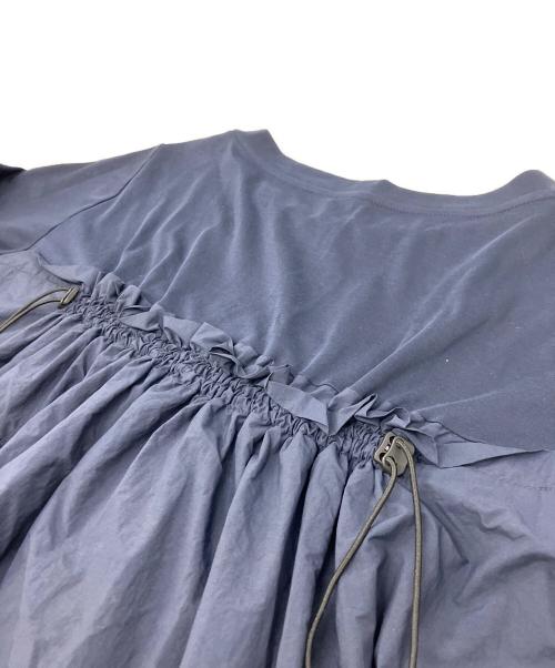Leilian（レリアン）Leilian (レリアン) 半袖ワンピース ネイビー サイズ:9の古着・服飾アイテム