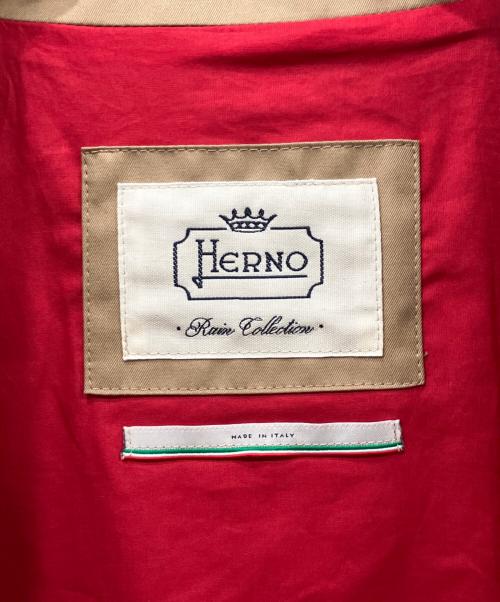 HERNO（ヘルノ）HERNO (ヘルノ) ステンカラーコート ベージュ サイズ:40の古着・服飾アイテム