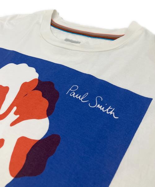 PAUL SMITH（ポールスミス）PAUL SMITH (ポールスミス) 半袖カットソー ホワイト サイズ:Mの古着・服飾アイテム