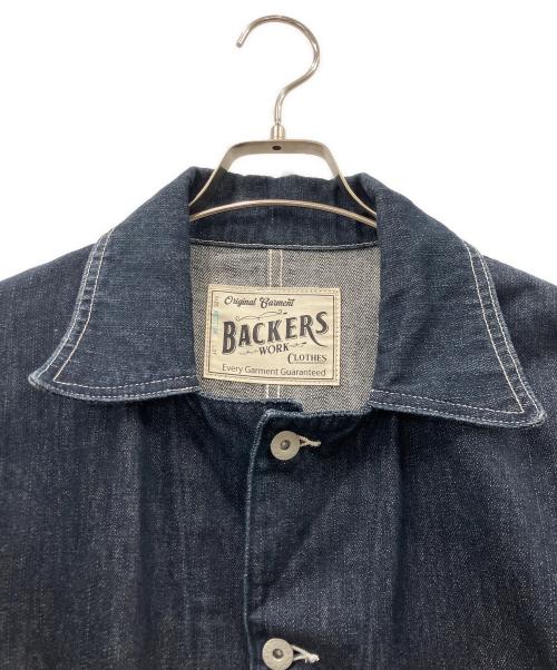 BACKERS（バッカーズ）BACKERS (バッカーズ) カバーオール インディゴ サイズ:Mの古着・服飾アイテム