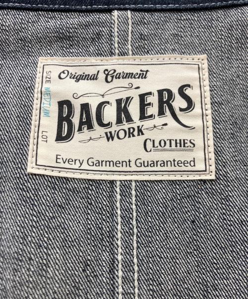 BACKERS（バッカーズ）BACKERS (バッカーズ) カバーオール インディゴ サイズ:Mの古着・服飾アイテム