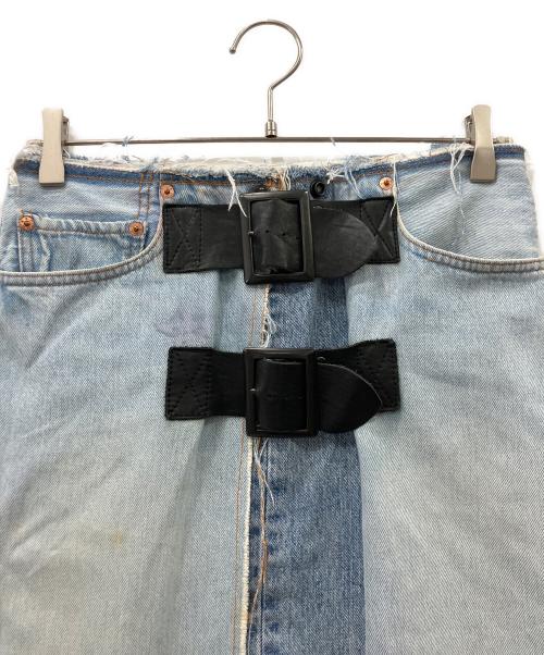 Rebuild by Needles（リビルドバイニードルス）Rebuild by Needles (リビルドバイニードルス) ラップスカート インディゴ サイズ:FREEの古着・服飾アイテム