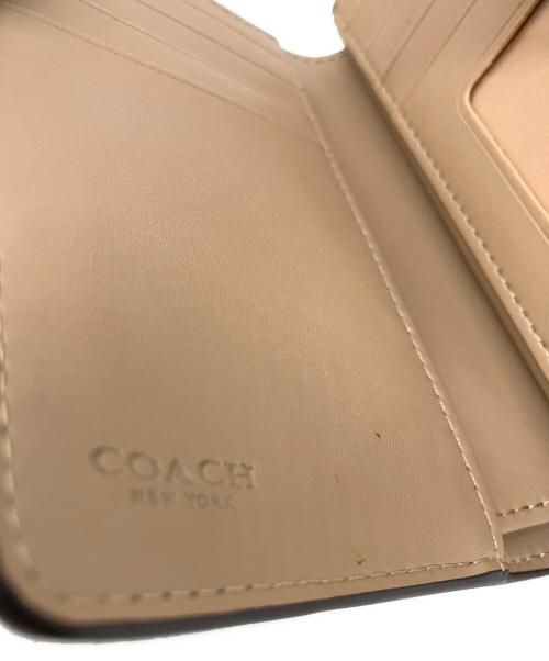 COACH（コーチ）COACH (コーチ) 2つ折り財布 ベージュの古着・服飾アイテム