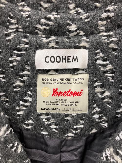 Coohem（コーヘン）Coohem (コーヘン) チェスターコート グレー サイズ:1の古着・服飾アイテム