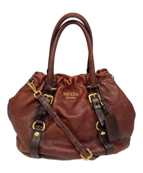 PRADA（プラダ）PRADA (プラダ) トートバッグ ブラウンの古着・服飾アイテム