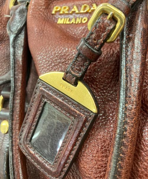 PRADA（プラダ）PRADA (プラダ) トートバッグ ブラウンの古着・服飾アイテム