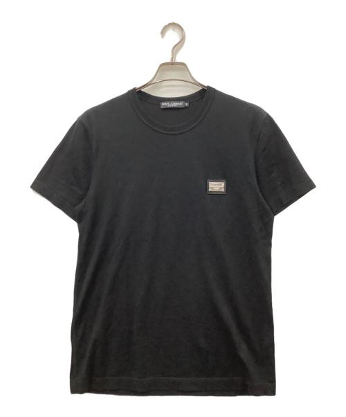 DOLCE & GABBANA（ドルチェ＆ガッバーナ）DOLCE & GABBANA (ドルチェ＆ガッバーナ) 半袖カットソー ブラック サイズ:48の古着・服飾アイテム