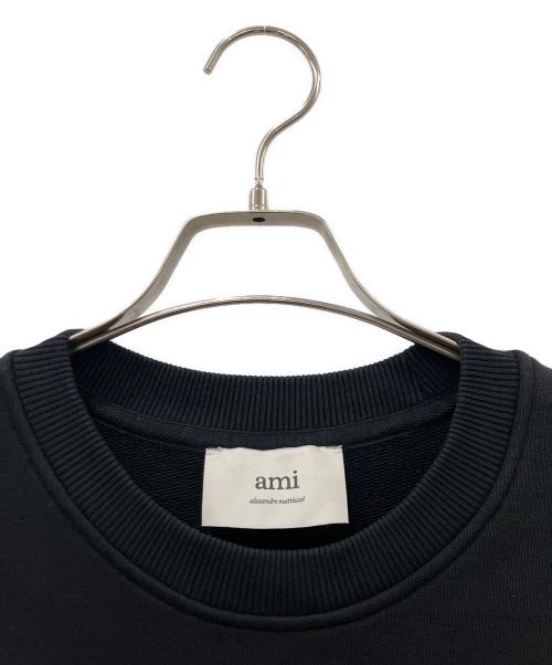 AMI Alexandre Mattiussi（アミアレクサンドルマテュッシ）AMI Alexandre Mattiussi (アミアレクサンドルマテュッシ) クルーネックスウェット ブラック サイズ:Mの古着・服飾アイテム