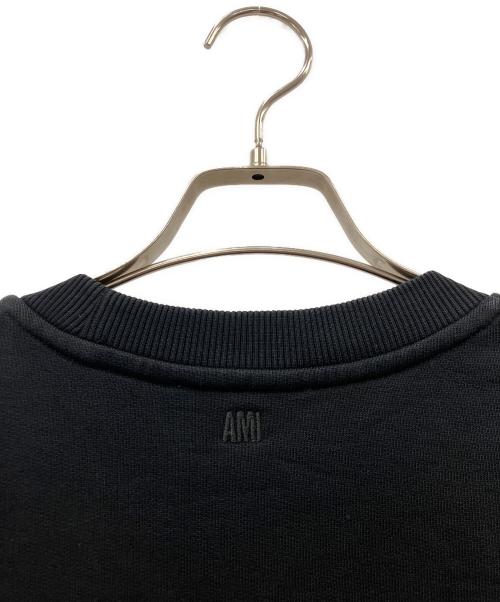 AMI Alexandre Mattiussi（アミアレクサンドルマテュッシ）AMI Alexandre Mattiussi (アミアレクサンドルマテュッシ) クルーネックスウェット ブラック サイズ:Mの古着・服飾アイテム