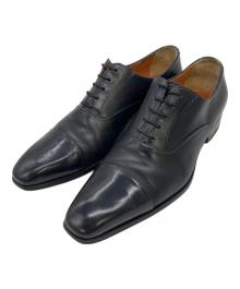Santoni（サントーニ）の古着「レザーシューズ」｜ブラック