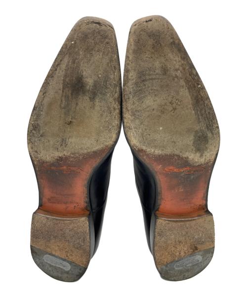 Santoni（サントーニ）Santoni (サントーニ) レザーシューズ ブラック サイズ:7の古着・服飾アイテム