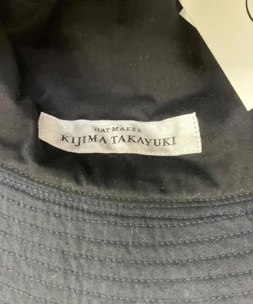 kijima takayuki（キジマタカユキ）kijima takayuki (キジマタカユキ) バケットハット ブラックの古着・服飾アイテム
