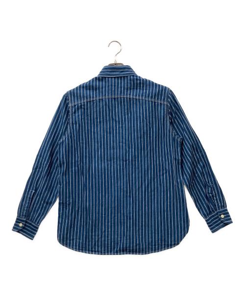 Trophy Clothing（トロフィークロージング）Trophy Clothing (トロフィークロージング) 長袖シャツ ブルー サイズ:size14の古着・服飾アイテム