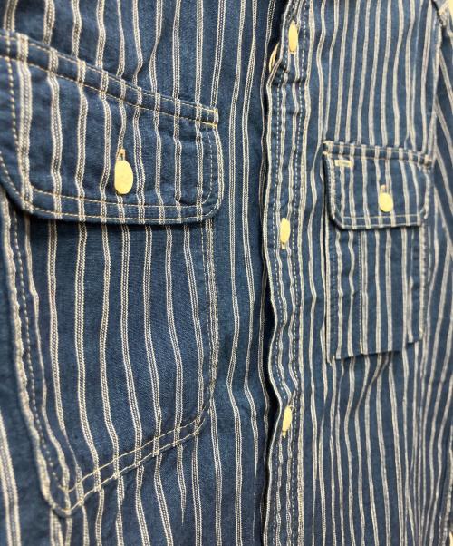 Trophy Clothing（トロフィークロージング）Trophy Clothing (トロフィークロージング) 長袖シャツ ブルー サイズ:size14の古着・服飾アイテム
