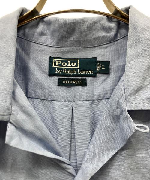 POLO RALPH LAUREN（ポロ・ラルフローレン）POLO RALPH LAUREN (ポロ・ラルフローレン) 半袖シャツ ブルー サイズ:Lの古着・服飾アイテム