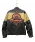 HARLEY-DAVIDSON (ハーレーダビッドソン) シングルライダースジャケット ブラック×イエロー サイズ:M：13000円