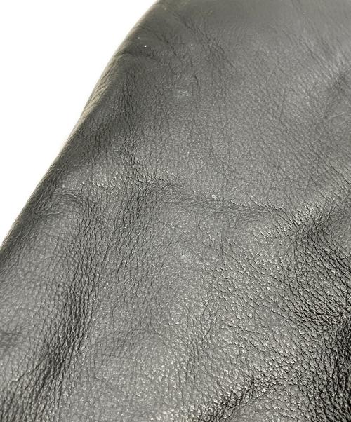 HARLEY-DAVIDSON（ハーレーダビッドソン）HARLEY-DAVIDSON (ハーレーダビッドソン) シングルライダースジャケット ブラック×イエロー サイズ:Sの古着・服飾アイテム