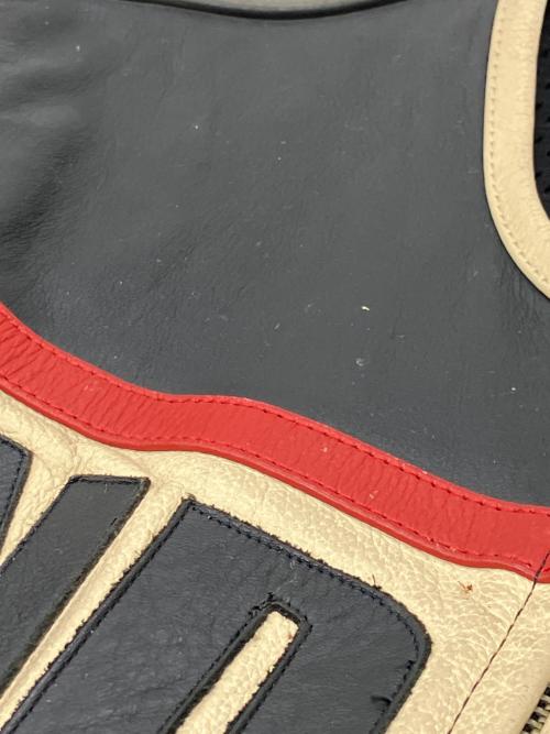 INDIAN MOTORCYCLE（インディアンモーターサイクル）INDIAN MOTORCYCLE (インディアンモーターサイクル) シングルライダースジャケット ブラック×ベージュ サイズ:Lの古着・服飾アイテム