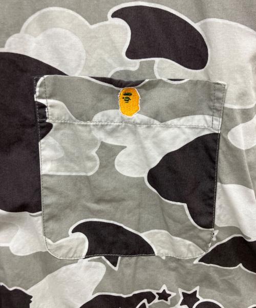 A BATHING APE（アベイシングエイプ）A BATHING APE (アベイシングエイプ) 長袖シャツ グレー サイズ:Mの古着・服飾アイテム