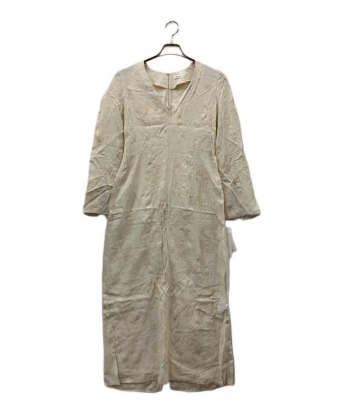 FRAY ID（フレイ アイディー）FRAY ID (フレイ アイディー) 長袖ワンピース ベージュ サイズ:1 未使用品の古着・服飾アイテム