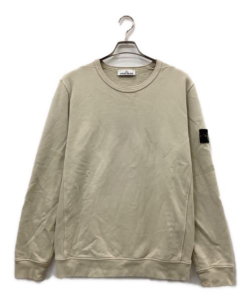 STONE ISLAND（ストーンアイランド）STONE ISLAND (ストーンアイランド) スウェット ベージュ サイズ:Lの古着・服飾アイテム