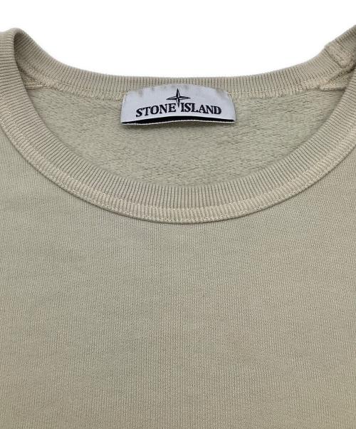 STONE ISLAND（ストーンアイランド）STONE ISLAND (ストーンアイランド) スウェット ベージュ サイズ:Lの古着・服飾アイテム