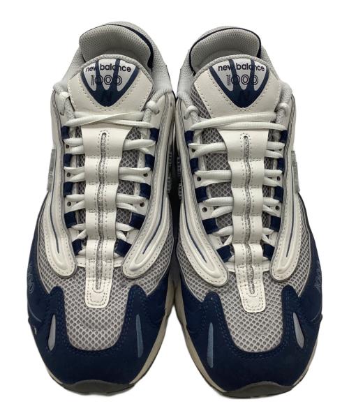 NEW BALANCE（ニューバランス）NEW BALANCE (ニューバランス) ローカットスニーカー ホワイト×ブルー サイズ:28cmの古着・服飾アイテム