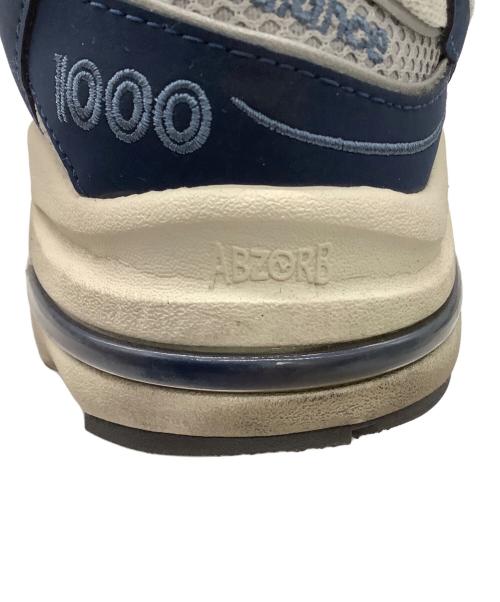 NEW BALANCE（ニューバランス）NEW BALANCE (ニューバランス) ローカットスニーカー ホワイト×ブルー サイズ:28cmの古着・服飾アイテム