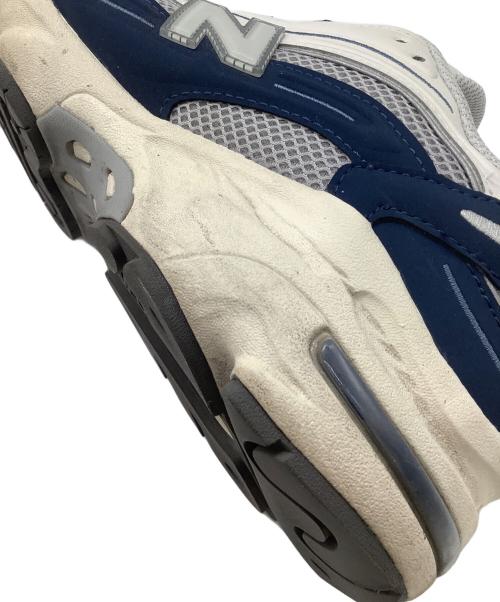 NEW BALANCE（ニューバランス）NEW BALANCE (ニューバランス) ローカットスニーカー ホワイト×ブルー サイズ:28cmの古着・服飾アイテム