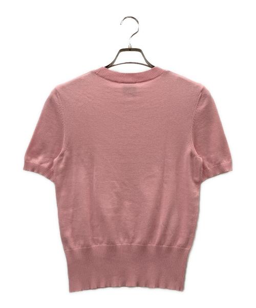 patou（パトゥ）patou (パトゥ) 半袖ニット ピンク サイズ:Lの古着・服飾アイテム