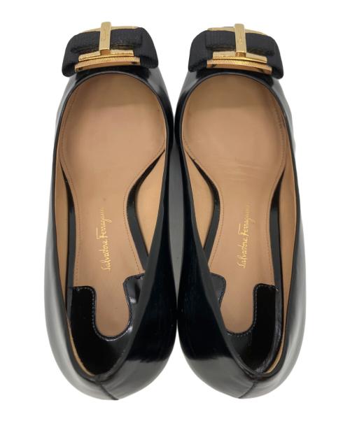 Salvatore Ferragamo（サルヴァトーレ フェラガモ）Salvatore Ferragamo (サルヴァトーレ フェラガモ) パンプス ブラック サイズ:size７の古着・服飾アイテム