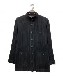 ISSEY MIYAKE（イッセイミヤケ）の古着「プリーツジャケット」｜ブラック
