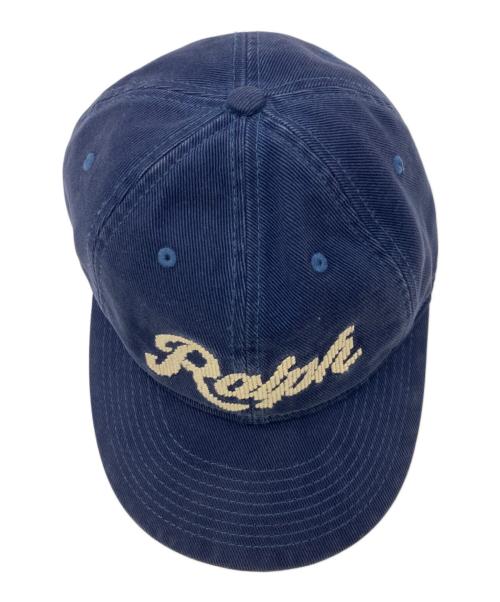 POLO RALPH LAUREN（ポロ・ラルフローレン）POLO RALPH LAUREN (ポロ・ラルフローレン) ロゴツイルボールキャップ ネイビーの古着・服飾アイテム