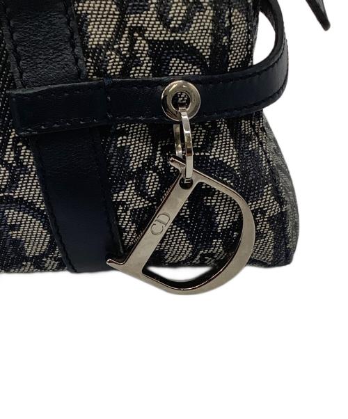 Christian Dior（クリスチャン ディオール）Christian Dior (クリスチャン ディオール) ミニボストンバッグ ネイビーの古着・服飾アイテム
