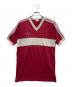 adidas（アディダス）の古着「半袖カットソー」｜レッド×グレー