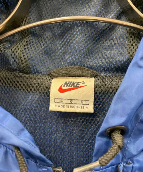 NIKE（ナイキ）NIKE (ナイキ) アノラックパーカー ブルー×ブラック サイズ:Lの古着・服飾アイテム