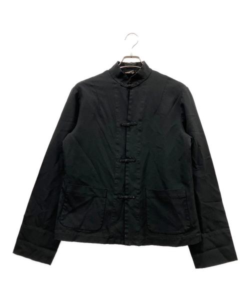 BLACK COMME des GARCONS（ブラックコムデギャルソン）BLACK COMME des GARCONS (ブラックコムデギャルソン) シャツジャケット ブラック サイズ:Lの古着・服飾アイテム