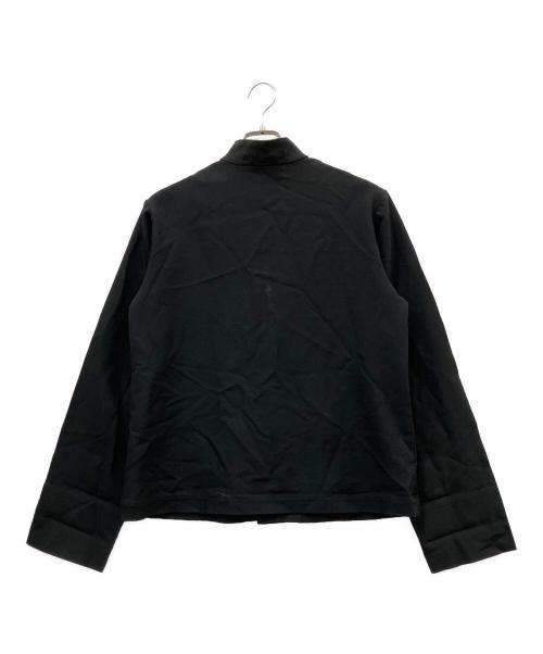 BLACK COMME des GARCONS（ブラックコムデギャルソン）BLACK COMME des GARCONS (ブラックコムデギャルソン) シャツジャケット ブラック サイズ:Lの古着・服飾アイテム