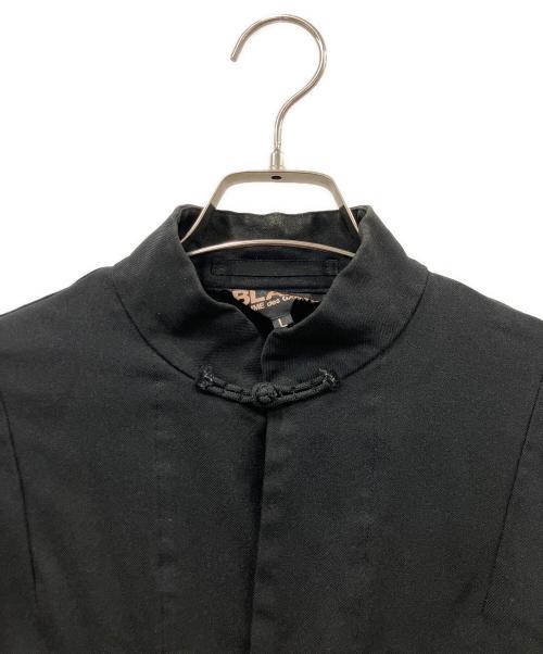 BLACK COMME des GARCONS（ブラックコムデギャルソン）BLACK COMME des GARCONS (ブラックコムデギャルソン) シャツジャケット ブラック サイズ:Lの古着・服飾アイテム