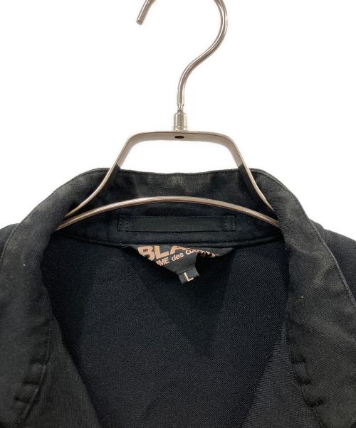 BLACK COMME des GARCONS（ブラックコムデギャルソン）BLACK COMME des GARCONS (ブラックコムデギャルソン) シャツジャケット ブラック サイズ:Lの古着・服飾アイテム