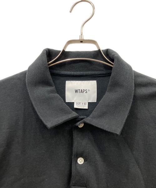 WTAPS（ダブルタップス）WTAPS (ダブルタップス) ポロシャツ ブラック サイズ:size03の古着・服飾アイテム