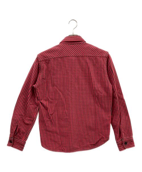 JELADO（ジェラード）JELADO (ジェラード) 長袖シャツ ブラック×レッド サイズ:15 未使用品の古着・服飾アイテム