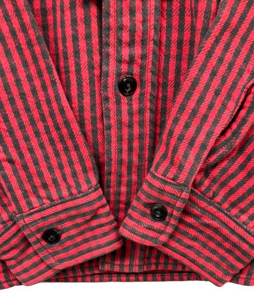JELADO（ジェラード）JELADO (ジェラード) 長袖シャツ ブラック×レッド サイズ:15 未使用品の古着・服飾アイテム